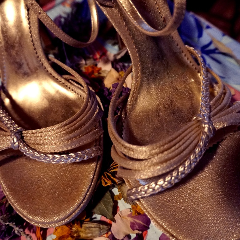 Gold BP Heels